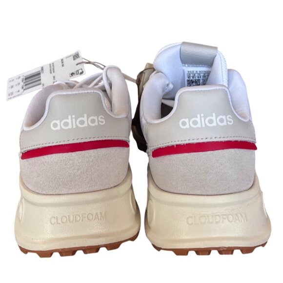 Adidas Run 84 Jogger Sneaker Men’s White/Blue Size 10 - Picture 8 of 14